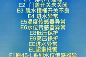 夏普洗衣机出现e6故障代码该如何处理？排查方法是什么？