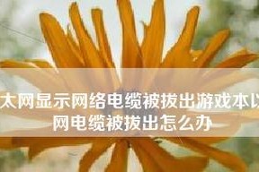 网络电缆被拔出的原因及解决方法（探寻网络电缆脱落的根源）